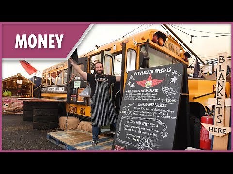Dad turns old American school bus into a £400k restaurant