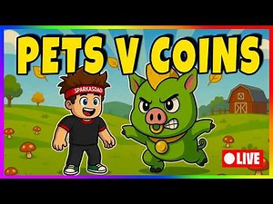 🔴LIVE 🌻 PETS vs COINS! 🪙PT 2! 🌱 UPDATE in Pet Simulator 99| #PetSimulator99 #roblox #petsim99