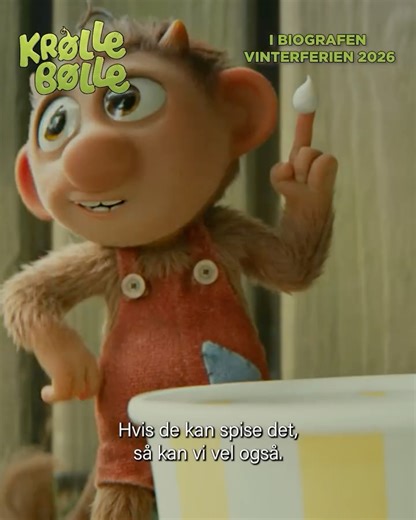 Scanbox Entertainment Danmark on Instagram: "Første scene fra KRØLLE BØLLE ude nu! Få en sød smagsprøve på vinterens store familiefilm med denne første lille scene fra KRØLLE BØLLE 🍦Kan ses i biograferne fra 5. fenruar!"