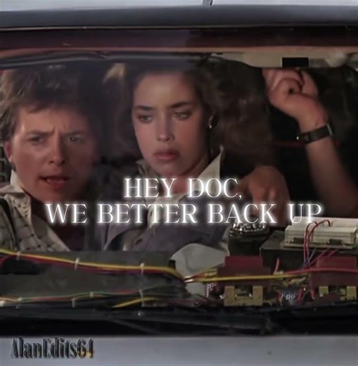 Back to the Future ⏰ ( Back in Time - Huey Lewis ) #backtothefuture#edit#shorts