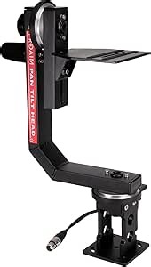 PROAIM Senior Motorized 2-Axis Pan Tilt Head w 12V Joystick Control for Camera Jib Crane. 360° Pan/tilt Move, Remote-Precise Control on Moves. Inaudible Operations, 7.5kg/16.5lb Payload + Bag (PT-SR)