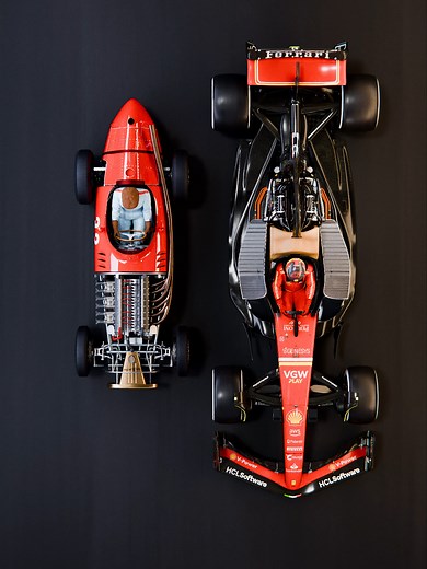 Comparing 1957 vs 2024 F1 Cars - Evolution of Formula One Racing