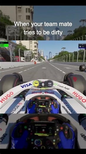 F1 25 He tried to be dirty #gameplay #f1 #shorts #subscribe