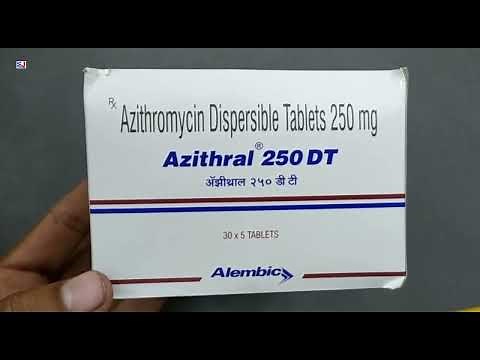 Azithral 250 DT Tablet | Azithromycin Dispersible Tablets 250mg Uses | Azithral 250dt tablet uses