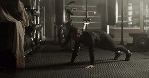 Determined Sportswoman Doing Burpee Push Ups Stock Footage Video (100% Royalty-free) 1101122963 | Shutterstock