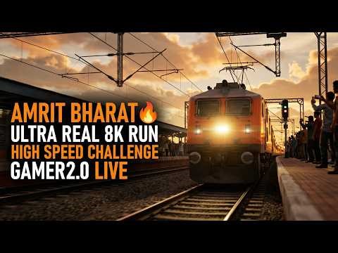 New Amrit Bharat Express 😱 Full Power Indian Railways LIVE #viral #train #msts #railway #love #pc