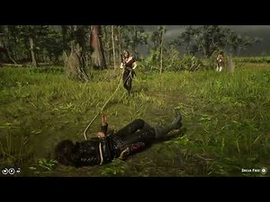 Three Girls Drag Each Other Through Mud | Red Dead Online Hogtie