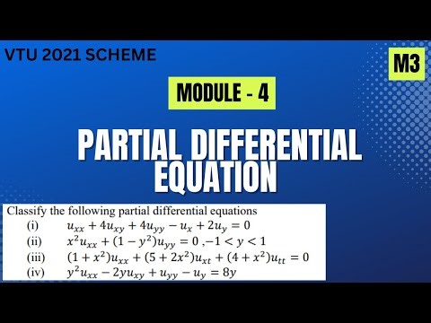 partial differential equation | 21MAT31 | M3 module 4