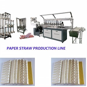 [Hot Item] Degradable Paper Plastic Drinking Pasta Straw Machine Straw Cutting Machines