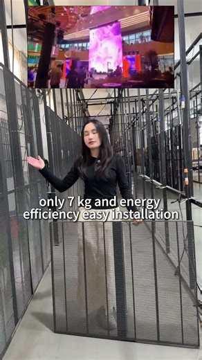 Led transparent screen is perfect for your store windows. #ledfactory #transparentscreen #led