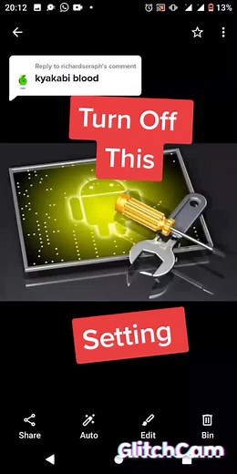 Replying to @richardseraph Turn Off This background setting