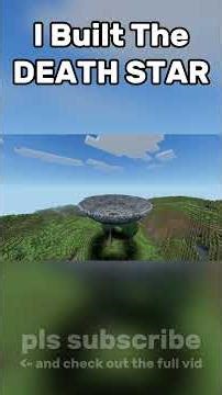I Built The DEATH STAR #minecraft #replays