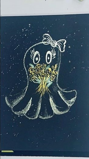 Fun, Watercolor Beginner-Friendly Cards You Can Paint in Minutes | Pretty Little Halloween Ghostie