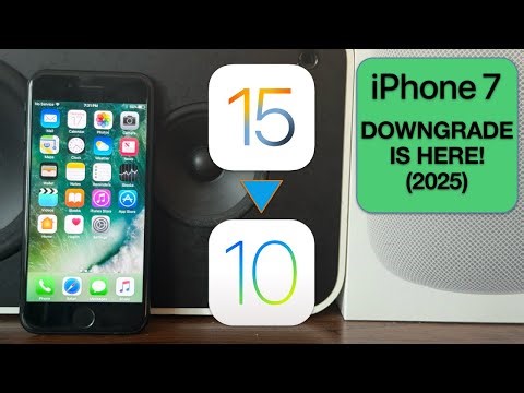 How To DOWNGRADE iPhone 7 From iOS 15 to iOS 10 in 2025! (using turdus merula)