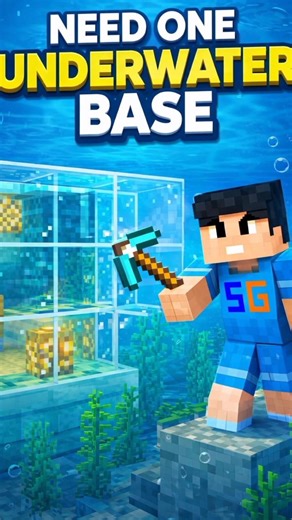 ⚡ HOW TO BUILD THE PERFECT UNDERWATER BASE (100% SAFE) #shorts #underwater