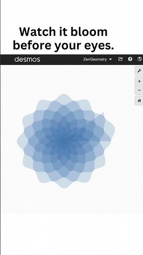 🌹108 Petals! Draw a flower with a math equation | Desmos Art