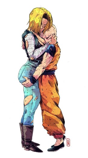 Krillin et C18 : Le Duo Mythique de Dragon Ball