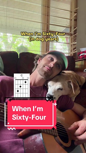 When I’m Sixty-Four guitar (dog years) — easy Beatles chord lesson
