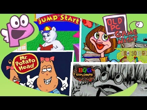 Old PC Game Night (Jump Start Pre-K, Grossology, Potato Head, Bug Explorers) - Panoots
