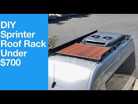 DIY Sprinter van roof rack with 80/20 extruded aluminum for under $700