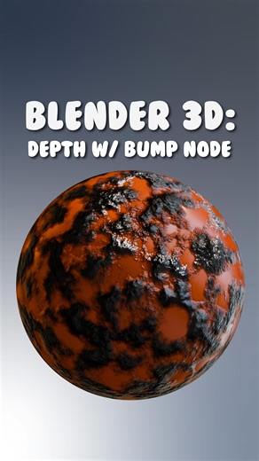 Led on Instagram: "Blender 3d | Add Depth w/ Bump Node 😤🌎🧩💾 That burger specifically was the moment I started to understand materials more, one simple node added so much more quality to my projects, every surface has some sort of texture, you can use other textures instead of the noise as well 🤝❗️ #blender3d #blendertutorial #blenderrender #blenderart #blendercommunity"