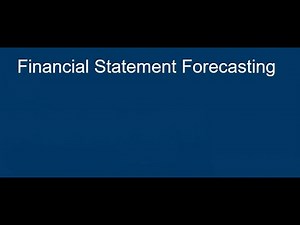 Financial Statement Forecasting PPT
