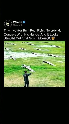 This inventor turned a legendary weapon into a fully controllable flying machine powered by hands 🤯🥶