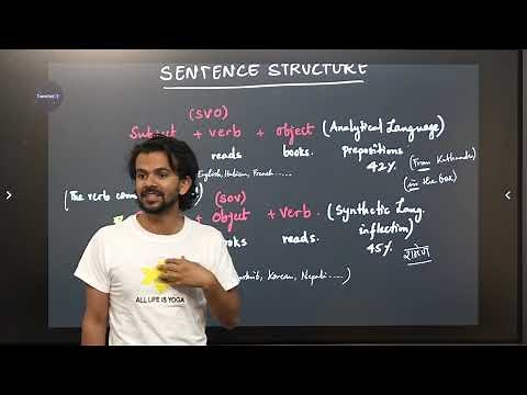 Sentence Structure: Analytic Language(SVO) and Synthetic Language(SOV)