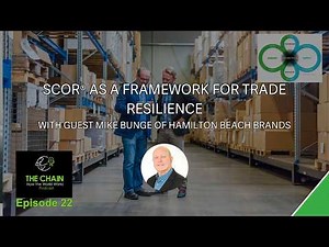 SCOR as a Framework for Trade Resilience