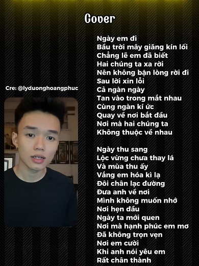 Ngày em đi... #muathuvaloixinloi #lyrics #music #guitarcover #nhacchill #tamtrang #nhaccoloi #nhactamtrang #viral #xuhuong #xh #saito6367 #nhacchaymoingay #nhacsuy #cover