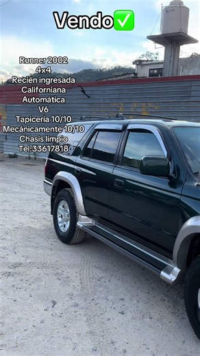 Toyota Runner 2002 4x4 Automática V6