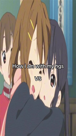 How I am with my hgs vs How I am with my hbs - relatable friendship video