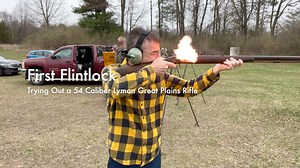 First Flintlock | Trying Out a 54 Caliber Lyman Great Plains Rifle - The Reloaders Network