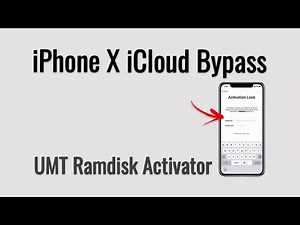 iPhone X iCloud Bypass iOS 16.x.x - How to Bypass iCloud Activation Lock with UMT Ramdisk Activator