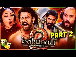 Part 2 - BAAHUBALI 2: THE CONCLUSION Movie Reaction! | Prabhas | Anushka Shetty | S. S. Rajamouli