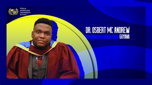 Discover Dr. Osbert MC Andrew's inspiring testimonial about his experiences at Texila American University. Learn how TAU has transformed his academic journey and personal growth, providing a platform for excellence and success. Visit: https://apply.tauedu.org/gy/doctor-of-medicine-know-more/ #TexilaAmericanUniversity #Texila #TAU #MD #MedicalGraduate #ProudMoment #testimonials #Inspiration | Texila American University(TAU)