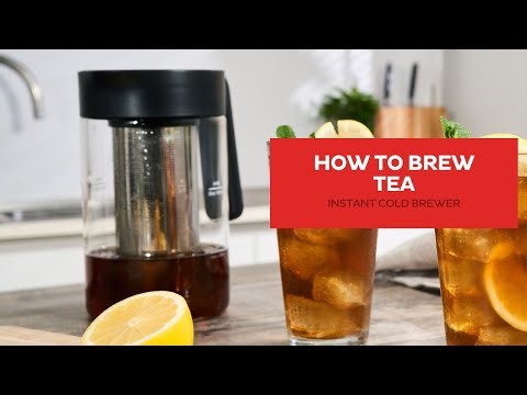 How to make Tea : Getting started with the Instant Cold Brewer Coffee and Iced Tea Maker