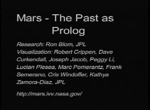 NASA Scientific Visualization Studio | Mars