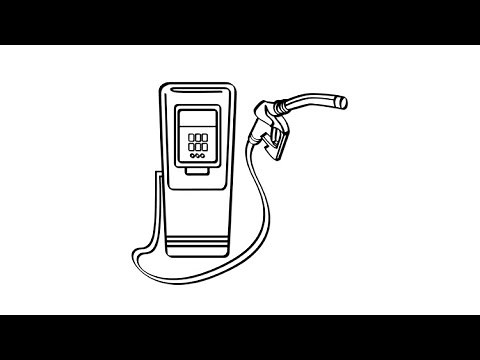 How to Draw a Gasoline Pump | Drawing a Petrol Pump