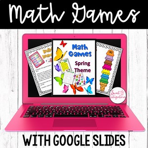 Digital Dice Games | Spring Theme | Distance Learning