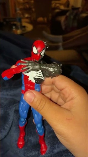 Posing Spider-Man figure