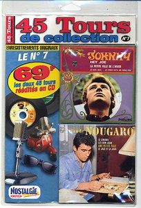 Johnny Hallyday / Claude Nougaro - 45 Tours De Collection