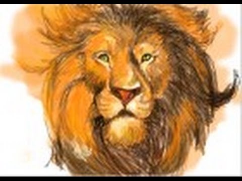 How to draw Aslan from Narnia
