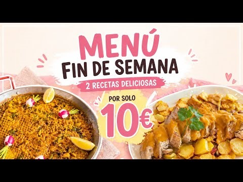Menú FIN de SEMANA por 10€ // 2 recetas FÁCILES y RÁPIDAS para TRIUNFAR👑