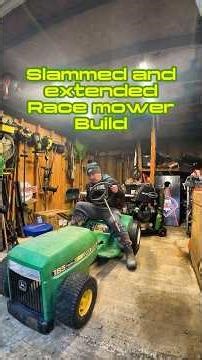 John Deere race mower build. Slamming and extended. Facebook market finds. Did I get a good deal?