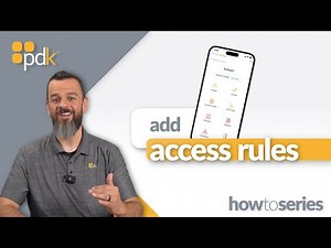 How to Add Access Rules in PDK.io