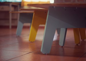 CNC Milled Low Table