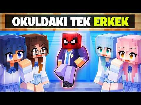 OKULDAKİ TEK ERKEK OLMAK ! (Minecraft Parodi)