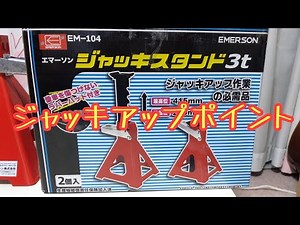 ジャッキアップポイント！