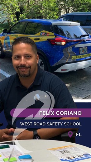  Meet Felix Coriano, owner of West Road Driving School in Tampa Bay!...
